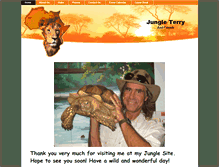Tablet Screenshot of jungleterryandfriends.com